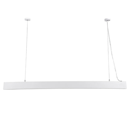 ORION KLV-101-0363 Pendant Linear LED Ceiling Light 72W 7200lm 120° AC 220-240V IP20 Adjustable White CCT with Remote Control from 2700K to 6000K Dimmable - Lumileds SMD Chip - Matt White - L120 x W5 x H7.5