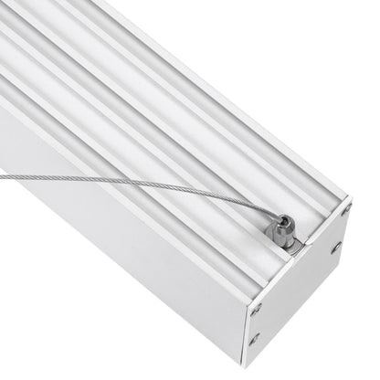 ORION KLV-101-0363 Pendant Linear LED Ceiling Light 72W 7200lm 120° AC 220-240V IP20 Adjustable White CCT with Remote Control from 2700K to 6000K Dimmable - Lumileds SMD Chip - Matt White - L120 x W5 x H7.5