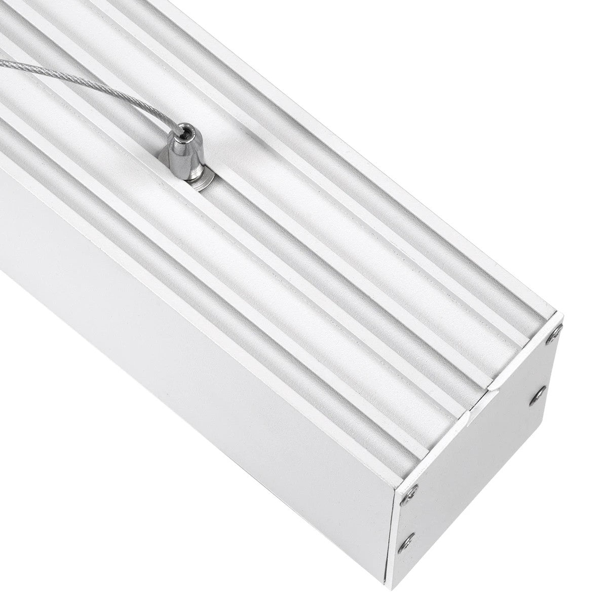 ORION KLV-101-0363 Pendant Linear LED Ceiling Light 72W 7200lm 120° AC 220-240V IP20 Adjustable White CCT with Remote Control from 2700K to 6000K Dimmable - Lumileds SMD Chip - Matt White - L120 x W5 x H7.5