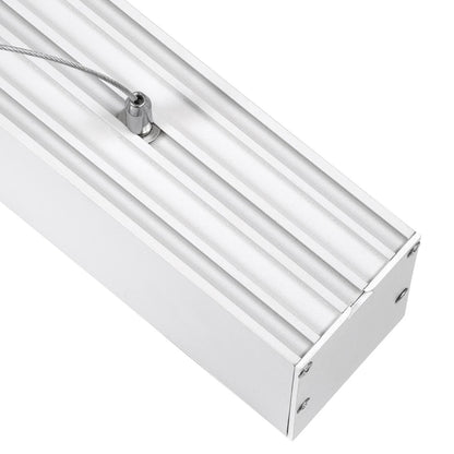 ORION KLV-101-0363 Pendant Linear LED Ceiling Light 72W 7200lm 120° AC 220-240V IP20 Adjustable White CCT with Remote Control from 2700K to 6000K Dimmable - Lumileds SMD Chip - Matt White - L120 x W5 x H7.5