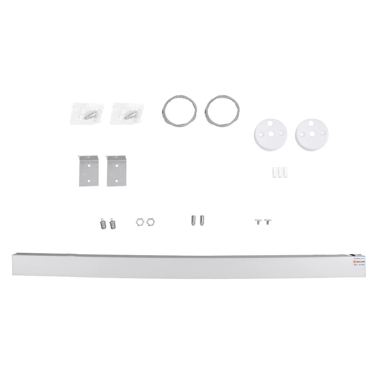 ORION KLV-101-0363-V3 Wall Light / LED Sconce 72W 7200lm 120° AC 220-240V IP20 Adjustable White CCT with Remote Control from 2700K to 6000K Dimmable - Lumileds SMD Chip - Matte White - L120 x W5 x H7.5