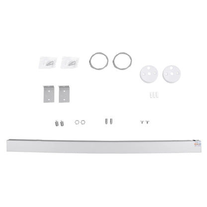 ORION KLV-101-0363-V3 Wall Light / LED Sconce 72W 7200lm 120° AC 220-240V IP20 Adjustable White CCT with Remote Control from 2700K to 6000K Dimmable - Lumileds SMD Chip - Matte White - L120 x W5 x H7.5