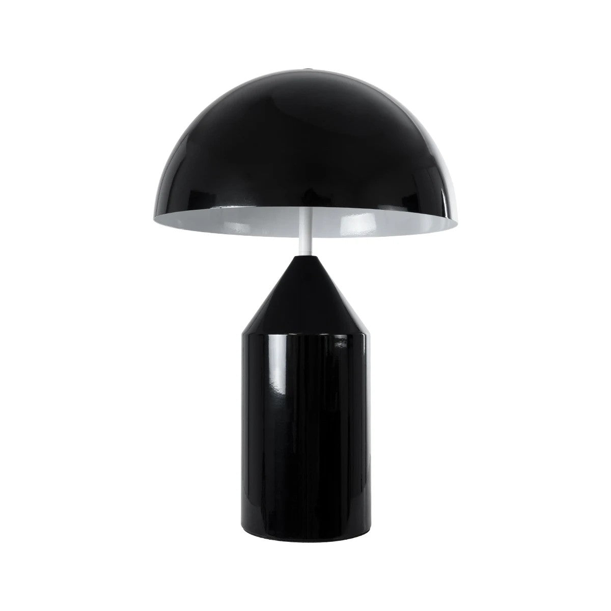 URANUS KLV-101-0371 Επιτραπέζιο Φωτιστικό Πορτατίφ για 2 Λάμπες με Ντουί E27 AC 220-240V IP20 - Μαύρο Ματ - Μ35 x Π35 x Υ54