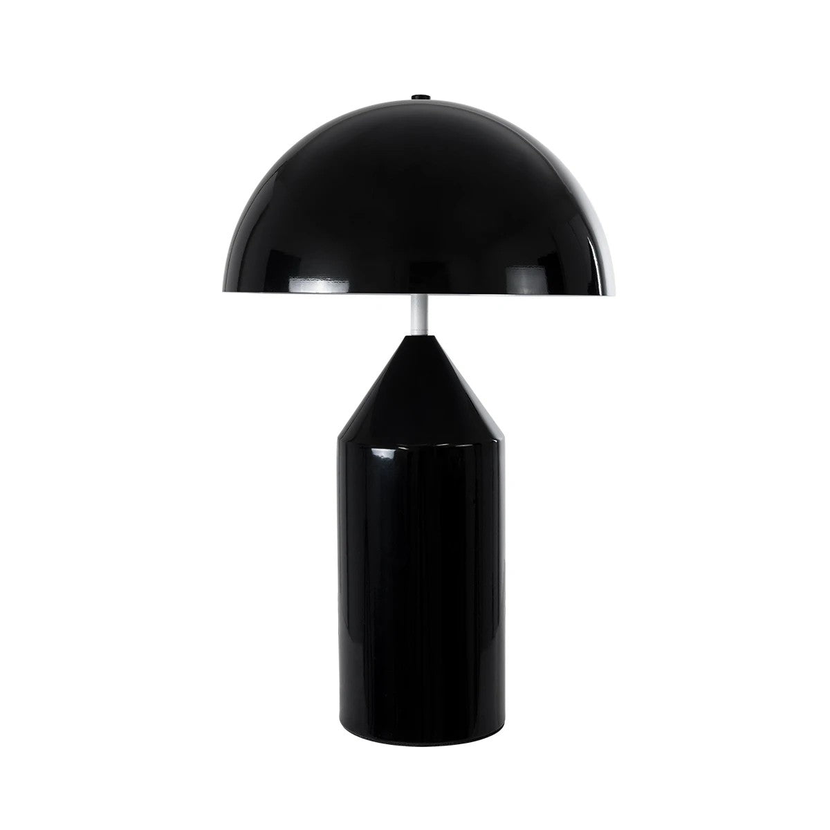 URANUS KLV-101-0371 Επιτραπέζιο Φωτιστικό Πορτατίφ για 2 Λάμπες με Ντουί E27 AC 220-240V IP20 - Μαύρο Ματ - Μ35 x Π35 x Υ54