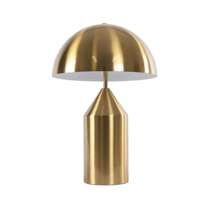 URANUS KLV-101-0372 Επιτραπέζιο Φωτιστικό Πορτατίφ για 2 Λάμπες με Ντουί E27 AC 220-240V IP20 - Χρυσό Πλατίνα - Μ35 x Π35 x Υ54