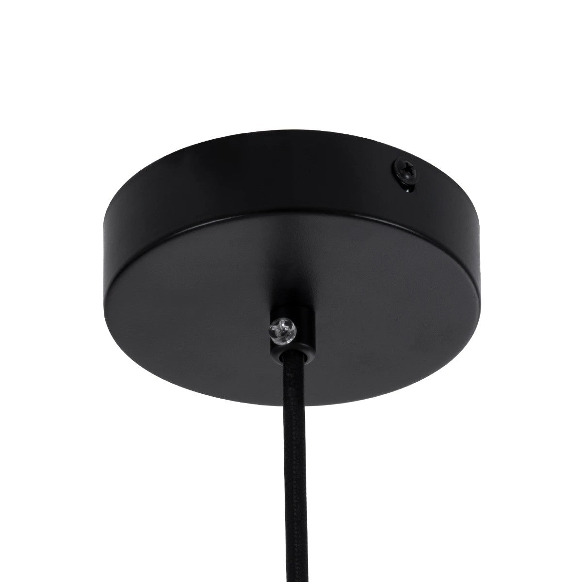 BELLISSIMO KLV-101-0375 Κρεμαστό Φωτιστικό Οροφής για Λάμπα με Ντουί E27 AC 220-240V IP20 - Μαύρο Ματ & Λευκό - Μ40 x Π40 x Υ62