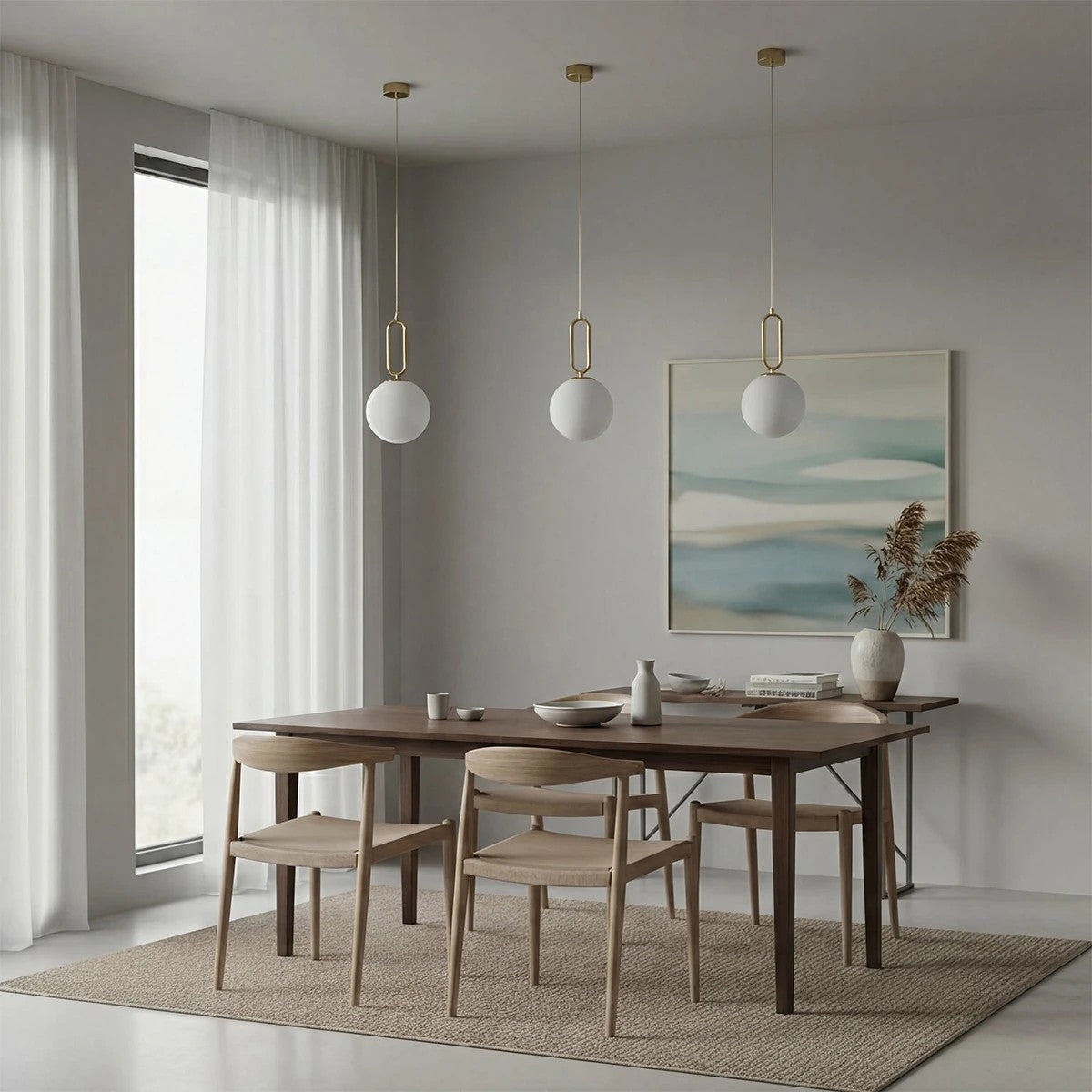 BELLISSIMO KLV-101-0376 Κρεμαστό Φωτιστικό Οροφής για Λάμπα με Ντουί E27 AC 220-240V IP20 - Χρυσό Βούρτσας Πλατίνα & Λευκό - Μ20 x Π20 x Υ42