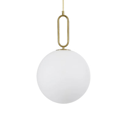 BELLISSIMO KLV-101-0377 Κρεμαστό Φωτιστικό Οροφής για Λάμπα με Ντουί E27 AC 220-240V IP20 - Χρυσό Βούρτσας Πλατίνα & Λευκό - Μ30 x Π30 x Υ52