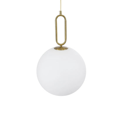 BELLISSIMO KLV-101-0377 Κρεμαστό Φωτιστικό Οροφής για Λάμπα με Ντουί E27 AC 220-240V IP20 - Χρυσό Βούρτσας Πλατίνα & Λευκό - Μ30 x Π30 x Υ52