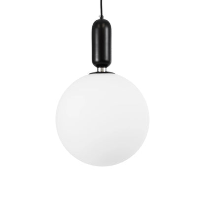 ESTETICO KLV-101-0380 Κρεμαστό Φωτιστικό Οροφής για Λάμπα με Ντουί E27 AC 220-240V IP20 - Μαύρο Ματ & Λευκό - Μ30 x Π30 x Υ48