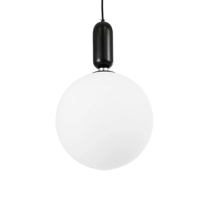 ESTETICO KLV-101-0380 Κρεμαστό Φωτιστικό Οροφής για Λάμπα με Ντουί E27 AC 220-240V IP20 - Μαύρο Ματ & Λευκό - Μ30 x Π30 x Υ48