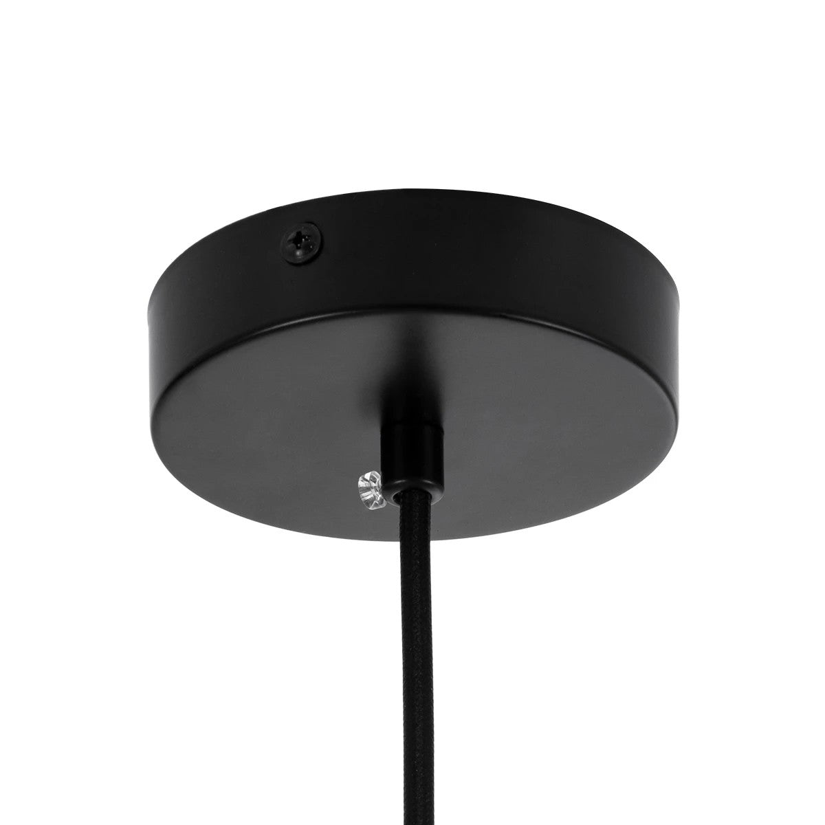 ESTETICO KLV-101-0380 Κρεμαστό Φωτιστικό Οροφής για Λάμπα με Ντουί E27 AC 220-240V IP20 - Μαύρο Ματ & Λευκό - Μ30 x Π30 x Υ48