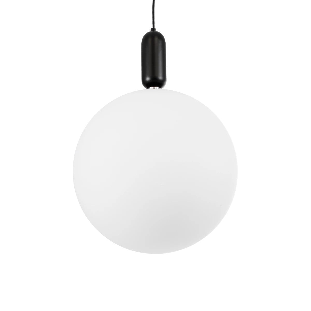 ESTETICO KLV-101-0381 Κρεμαστό Φωτιστικό Οροφής για Λάμπα με Ντουί E27 AC 220-240V IP20 - Μαύρο Ματ & Λευκό - Μ40 x Π40 x Υ58