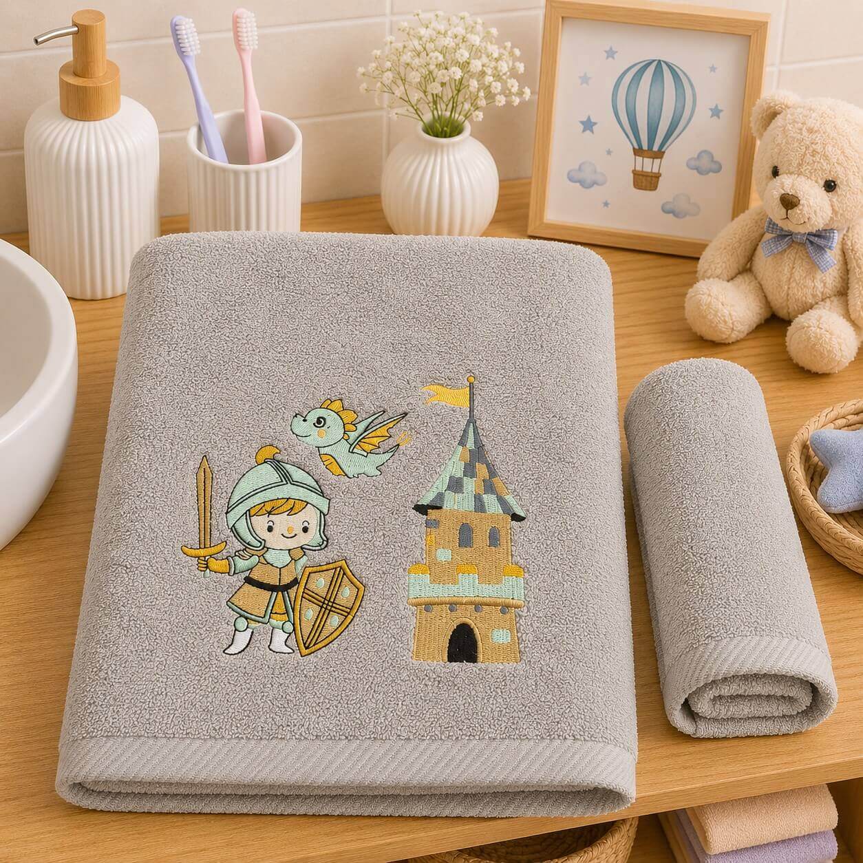 Παιδικές Πετσέτες (σετ 2 τεμ) Knight & Castle