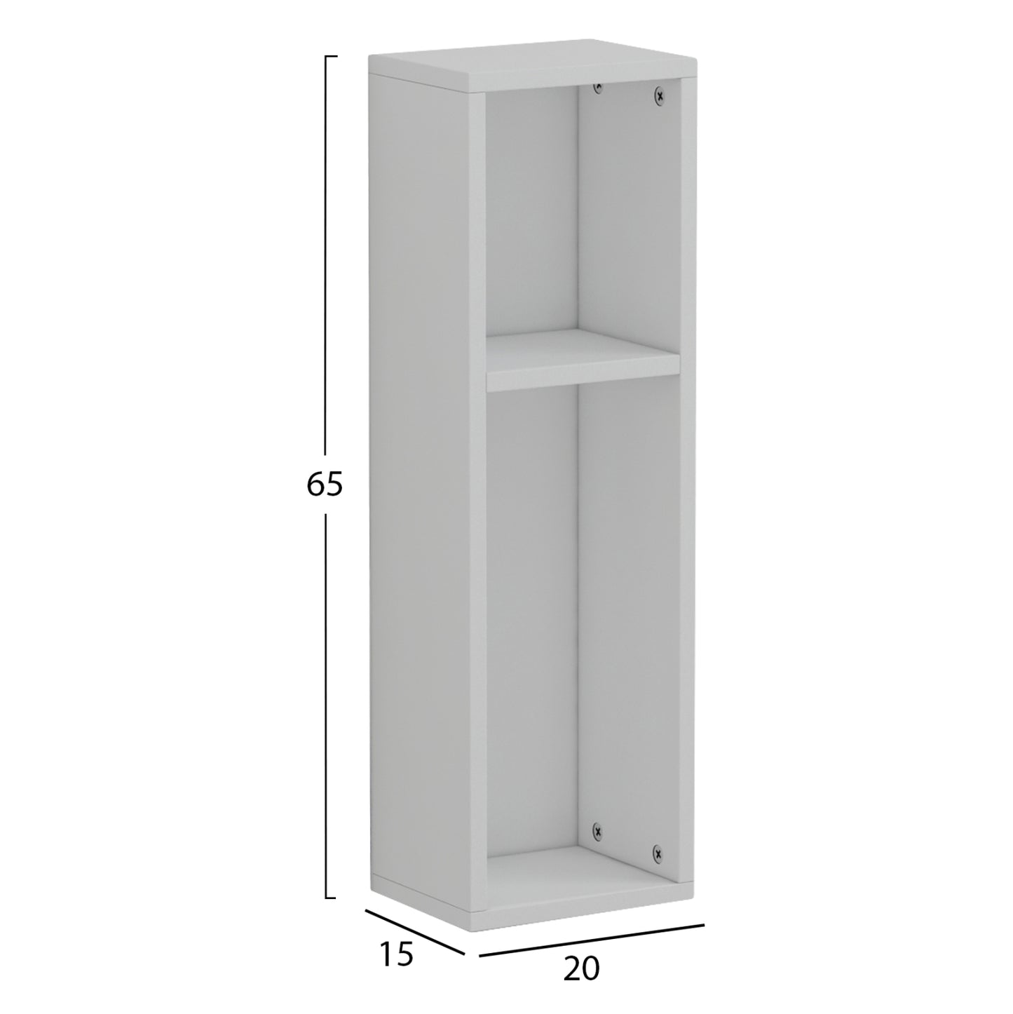 ΚΟΜΟΔΙΝΟ ΕΠΙΤΟΙΧΙΟ BONEN ΜΕΛΑΜΙΝΗ ΣΕ ΛΕΥΚΟ 20x15x65