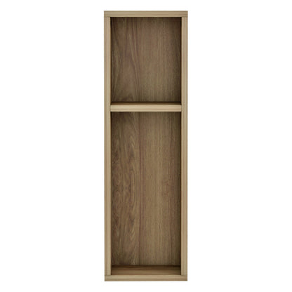 BONEN WALL-MOUNTED BEDSIDE TABLE MELAMINE IN NATURAL 20x15x65