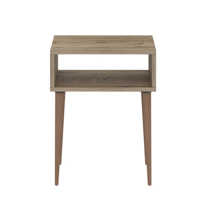 ΚΟΜΟΔΙΝΟ TODD ΜΕΛΑΜΙΝΗ ΟΑΚ ΠΟΔΙΑ ΦΥΣΙΚΟ 45x30x58