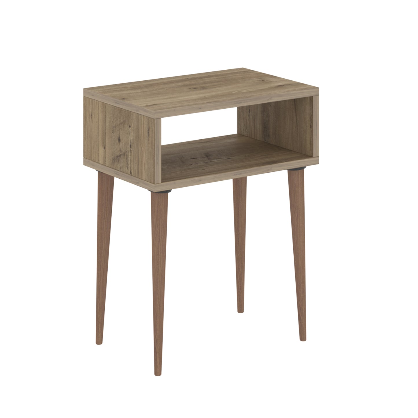 ΚΟΜΟΔΙΝΟ TODD ΜΕΛΑΜΙΝΗ ΟΑΚ ΠΟΔΙΑ ΦΥΣΙΚΟ 45x30x58