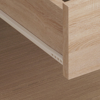 DINKL BEDSIDE TABLE MELAMINE 2 DRAWERS SONOMA 29.7x29.7x45