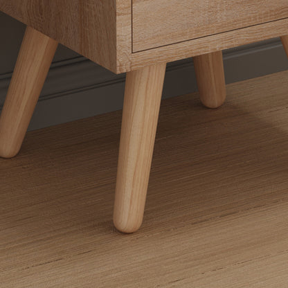 DINKL BEDSIDE TABLE MELAMINE 2 DRAWERS SONOMA 29.7x29.7x45