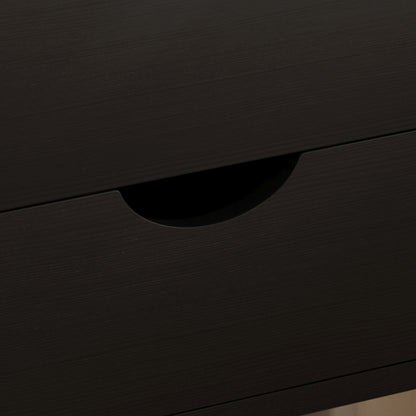 ΚΟΜΟΔΙΝΟ DINKL ΜΕΛΑΜΙΝΗ 2 ΣΥΡΤΑΡΙΑ WENGE 29,5x29,5x45