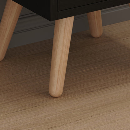 ΚΟΜΟΔΙΝΟ DINKL ΜΕΛΑΜΙΝΗ 2 ΣΥΡΤΑΡΙΑ WENGE 29,5x29,5x45