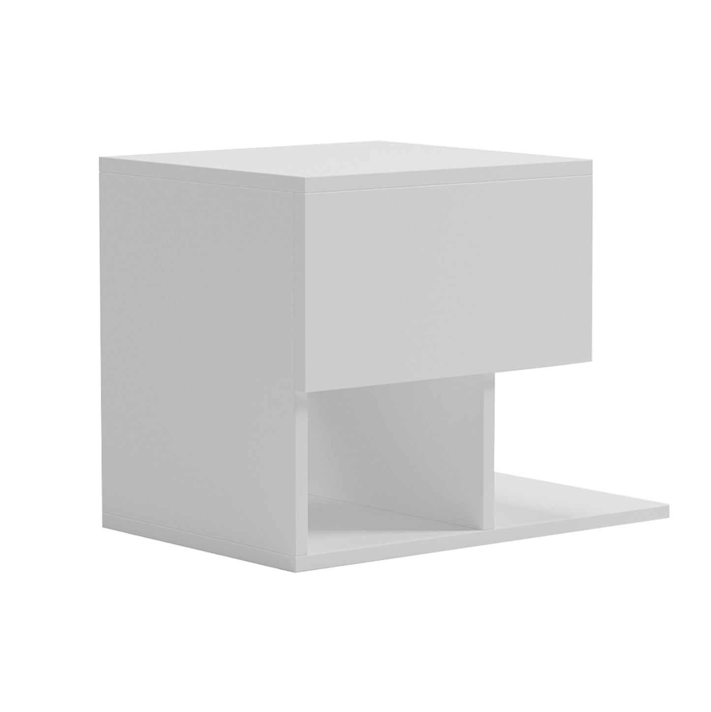 ΚΟΜΟΔΙΝΟ CASPIAN ΜΕΛΑΜΙΝΗ ΣΕ ΛΕΥΚΟ 46,8x33x36,8