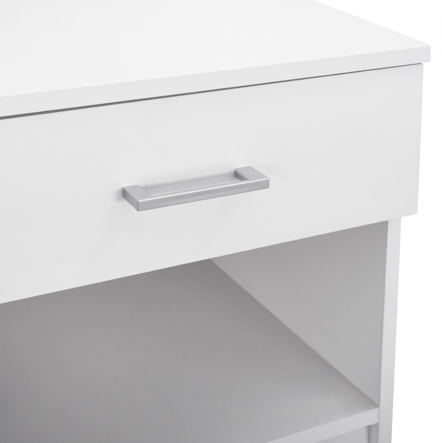 NIGHTSTAND WITH 1 DRAWER LANEY WHITE 45x35.5x47