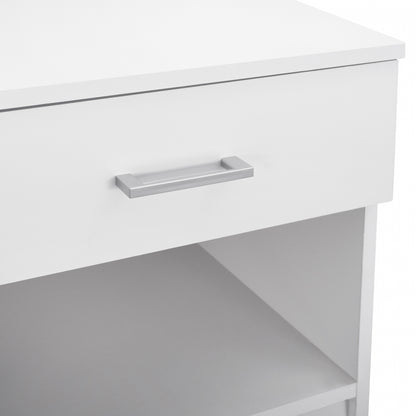 NIGHTSTAND WITH 1 DRAWER LANEY WHITE 45x35.5x47