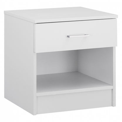 NIGHTSTAND WITH 1 DRAWER LANEY WHITE 45x35.5x47