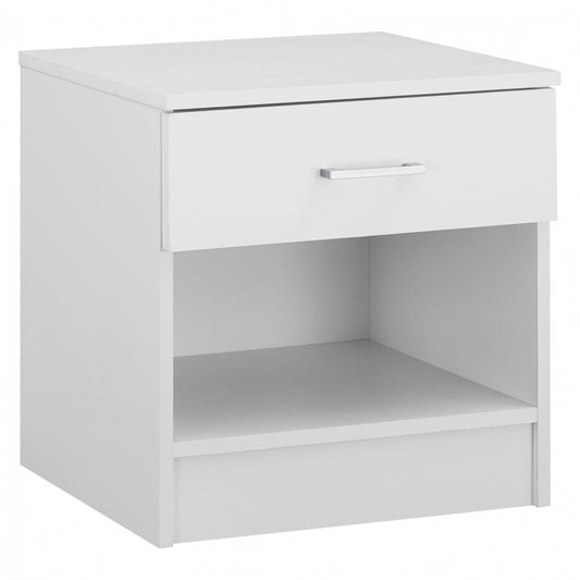 ΚΟΜΟΔΙΝΟ ΜΕ 1 ΣΥΡΤΑΡΙ LANEY ΛΕΥΚΟ 45x35,5x47