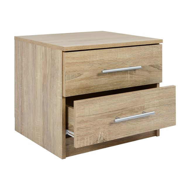 CHELSEA SONAMA MELAMINE BEDSIDE TABLE 48x40.5x41.5