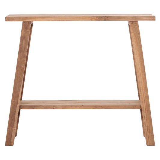 ΚΟΝΣΟΛΑ TALIBER ΞΥΛΟ TEAK ΣΕ ΦΥΣΙΚΟ ΧΡΩΜΑ 90x30x77