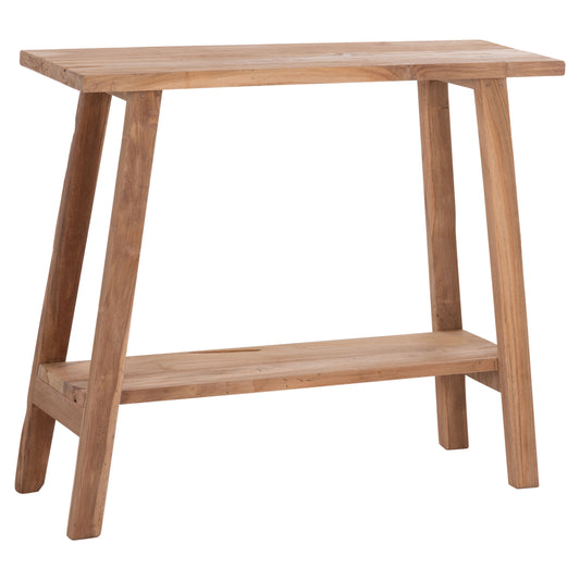 ΚΟΝΣΟΛΑ TALIBER ΞΥΛΟ TEAK ΣΕ ΦΥΣΙΚΟ ΧΡΩΜΑ 90x30x77