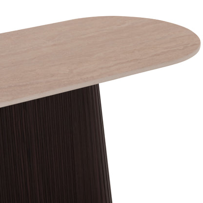 ΚΟΝΣΟΛΑ CATER ΚΕΡΑΜΙΚΟ TOP ΟΨΗ ΤΡΑΒΕΡΤΙΝΑΣ MDF ΒΑΣΗ 120x40x78