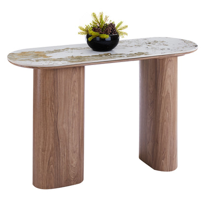 ΚΟΝΣΟΛΑ MARBLEX ΚΕΡΑΜΙΚΟ TOP PANDORA MDF ΠΟΔΙΑ 120x40x76
