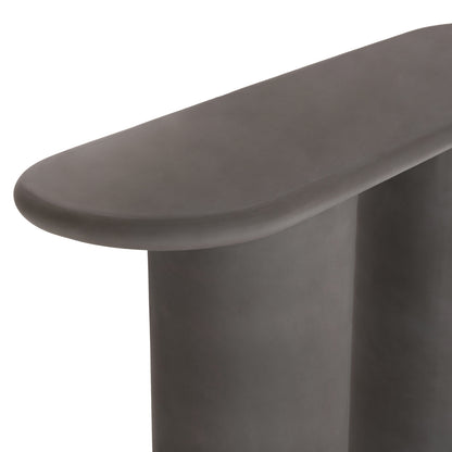 ΚΟΝΣΟΛΑ KENJI FIBER CEMENT ΣΕ ΓΚΡΙ 140x40x77