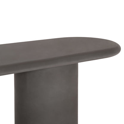 ΚΟΝΣΟΛΑ KENJI FIBER CEMENT ΣΕ ΓΚΡΙ 140x40x77