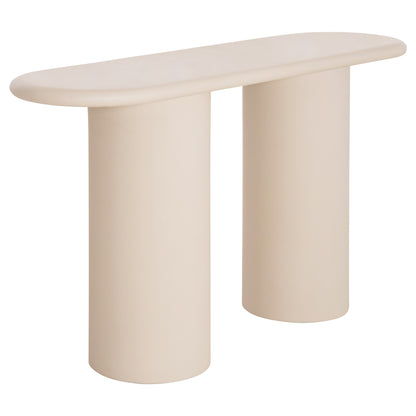 ΚΟΝΣΟΛΑ KENJI FIBER CEMENT ΣΕ ΑΝΟΙΧΤΟ ΜΠΕΖ-140x40x77