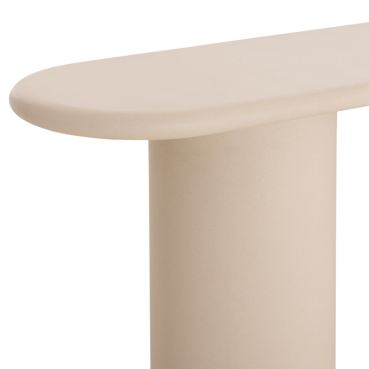 ΚΟΝΣΟΛΑ KENJI FIBER CEMENT ΣΕ ΑΝΟΙΧΤΟ ΜΠΕΖ-140x40x77
