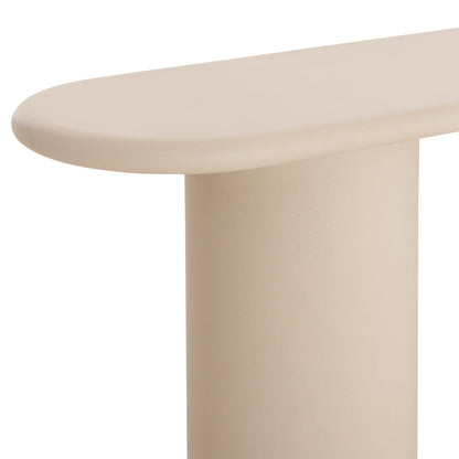 ΚΟΝΣΟΛΑ KENJI FIBER CEMENT ΣΕ ΑΝΟΙΧΤΟ ΜΠΕΖ-140x40x77