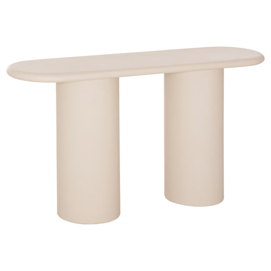 ΚΟΝΣΟΛΑ KENJI FIBER CEMENT ΣΕ ΑΝΟΙΧΤΟ ΜΠΕΖ-140x40x77