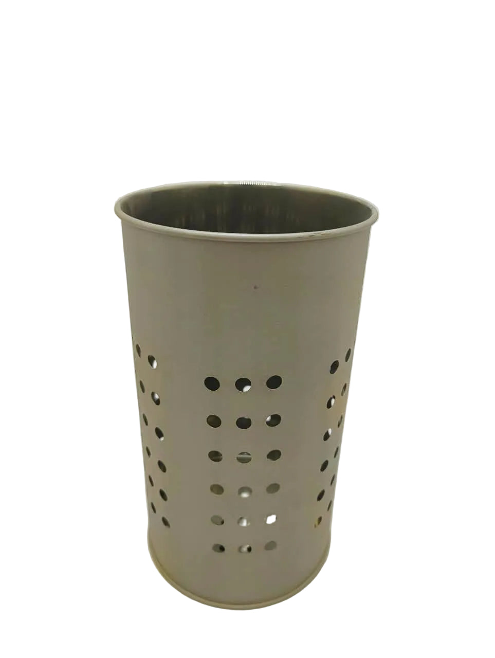 Ανοξείδωτη Μπεζ Κουταλοθήκη για Μαχαιροπίρουνα 10x17εκ