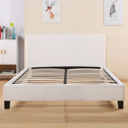 ΚΡΕΒΑΤΙ BECCA ΜΕ PU ΛΕΥΚΟ 150x200εκ