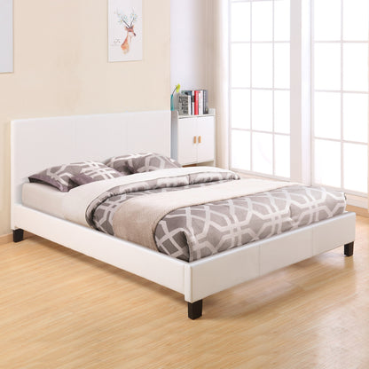 ΚΡΕΒΑΤΙ BECCA ΜΕ PU ΛΕΥΚΟ 150x200εκ