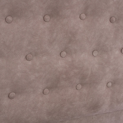 ΚΡΕΒΑΤΙ MALENA ΑΠΟ ΜΠΕΖ ΥΦΑΣΜΑ NUBUCK ΓΙΑ ΣΤΡΩΜΑ 120x200εκ