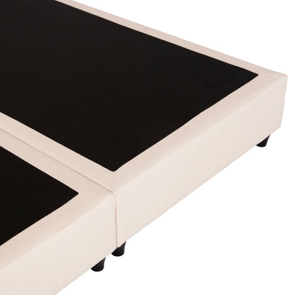 ΚΡEΒΑΤΙ ΔΙΠΛΟ LUTHER ΜΠΕΖ ΥΦΑΣΜΑ ΓΙΑ ΣΤΡΩΜΑ 160x200εκ
