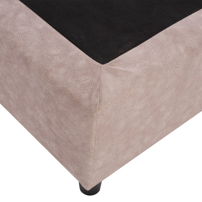 ΚΡΕΒΑΤΙ DOLORES ΜΠΕΖ ΥΦΑΣΜΑ τ.NUBUCK 120x200εκ