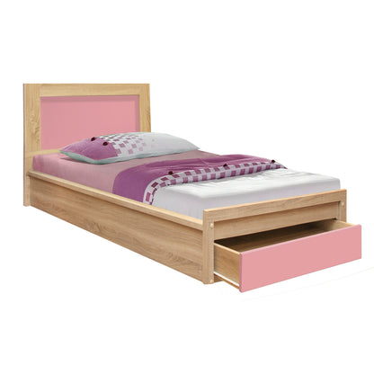ΚΡΕΒΑΤΙ ΜΕ ΣΥΡΤΑΡΙ PLAYROOM SONAMA ΡΟΖ 90x190εκ