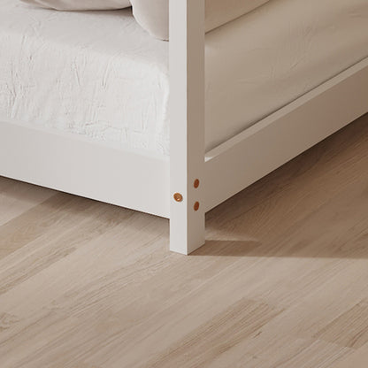 ΚΡΕΒΑΤΙ ΠΑΙΔΙΚΟ PEPE HM677.03 τ.MONTESSORI ΞΥΛΟ ΠΕΥΚΟ ΛΕΥΚΟ- 190x90εκ